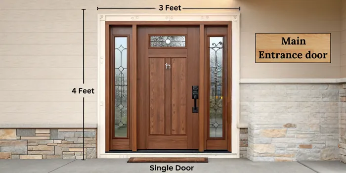 Main entrance door